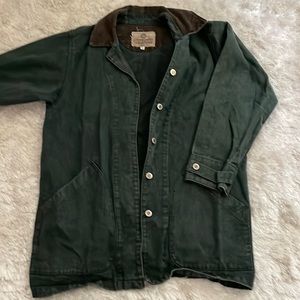 Vintage green and brown denim jacket